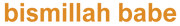 Bismillah Babe logo